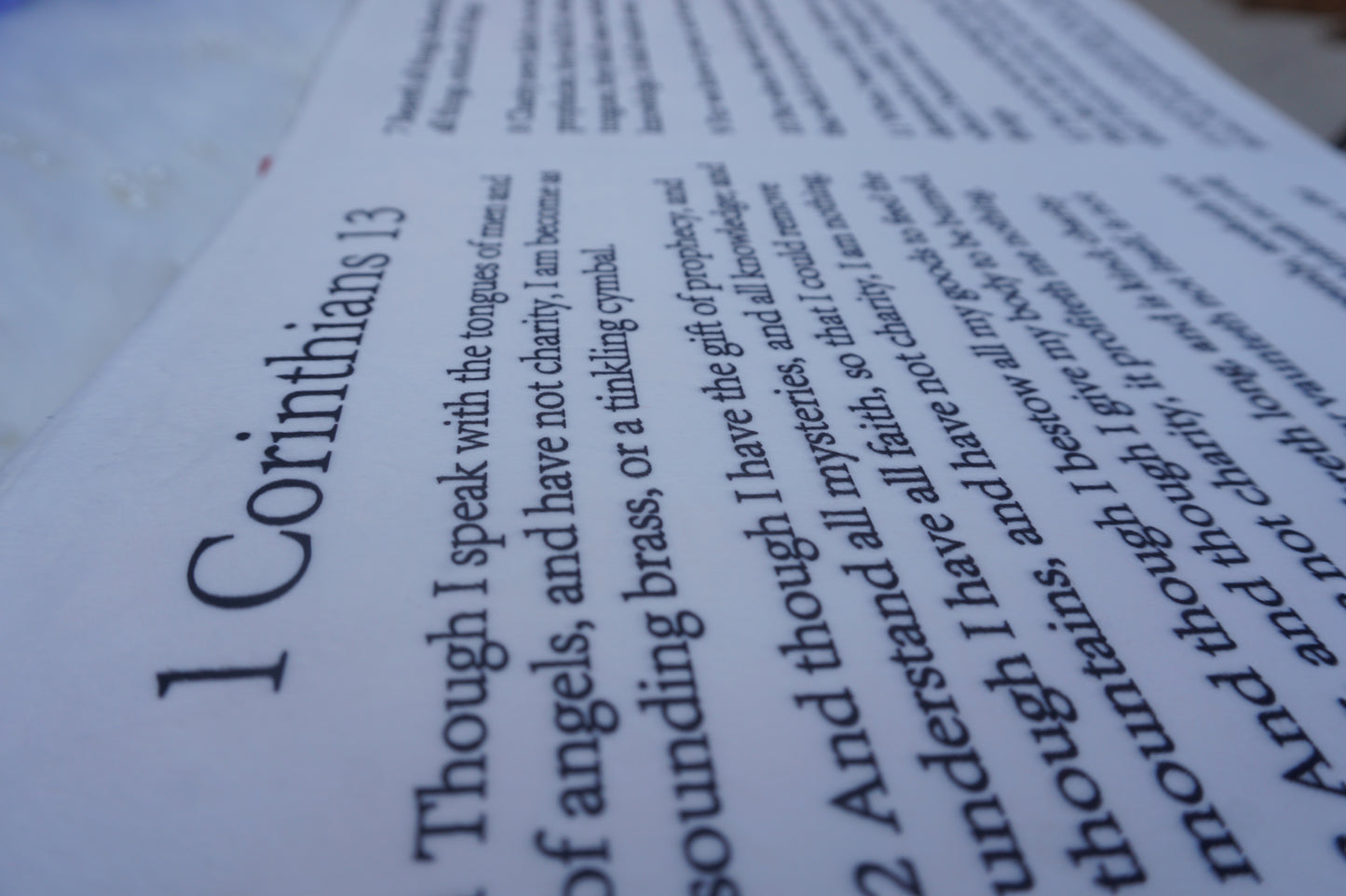 BIBLE PILLOW - 1 Corinthians 13