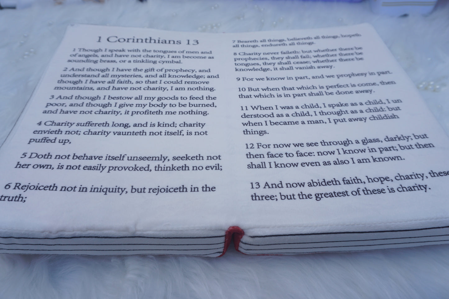 Coussin Biblique - 1 Corinthiens 13